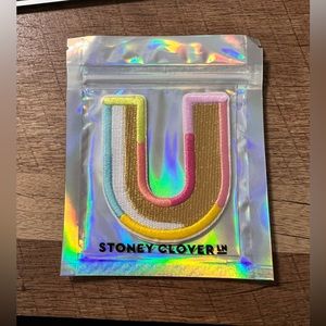 Stoney clover colorblock letter patch